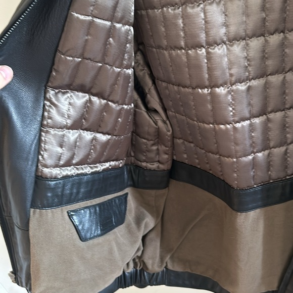 90s Vintage Andrew Marc lamb skin jacket. Size M - Picture 3 of 7